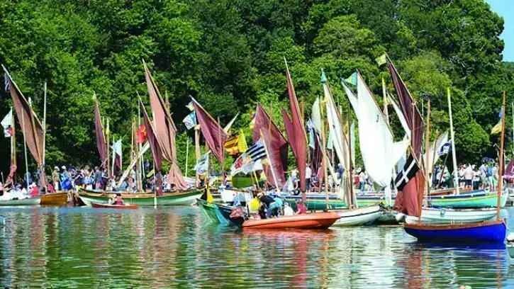 Les bateaux sur l'Erdre