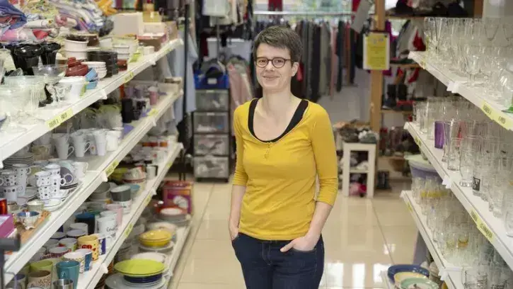 Sophie Burel - codirectrices de la ressourcerie Le TransiStore 