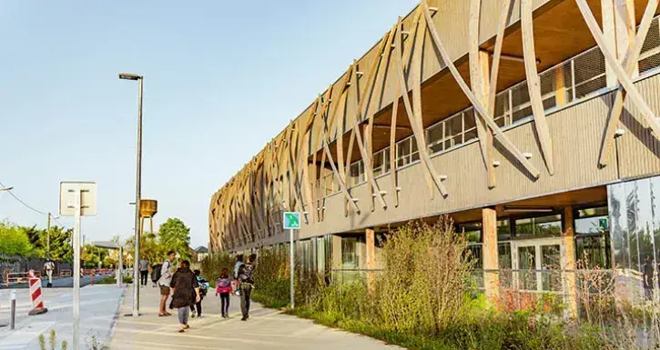 L'école Claire Bretécher, dans le quartier Doulon-Gohards