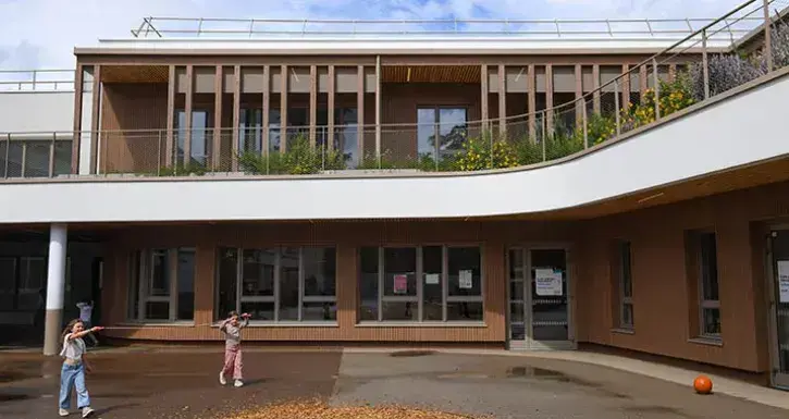 L'école Felloneau, dans le quartier Hauts-Pavés - Saint-Félix