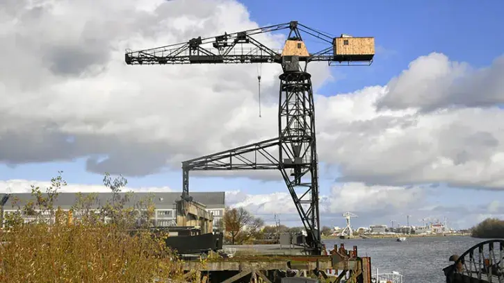 La grue noire, quartier Chantenay