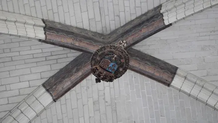 clé de voûte cathédrale nantes