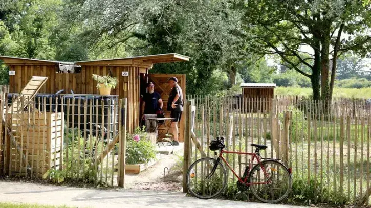 Les jardins familliaux du quartier du Champ-de-Manoeuvre, inaugurés le 22 mai 2025 à Nantes Erdre.