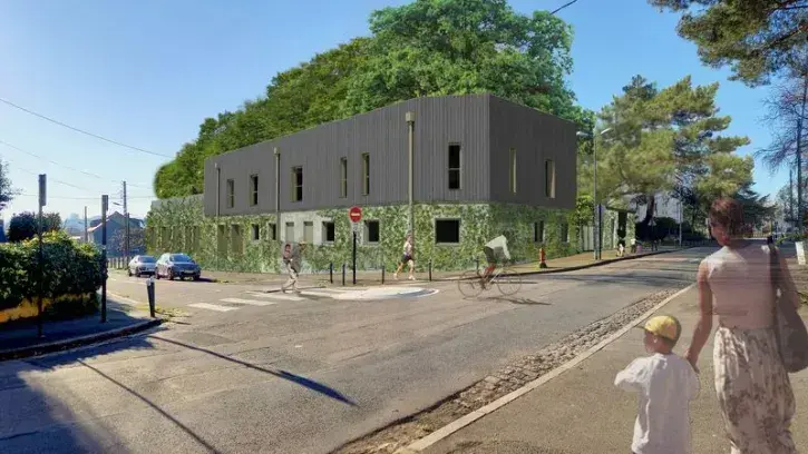 Le bâtiment de la nouvelle crèche du Breil.