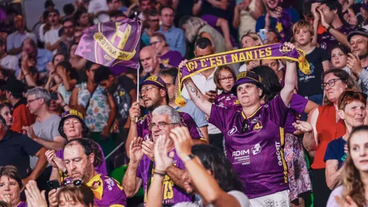 Les supporters du HBC Nantes à la H Arena