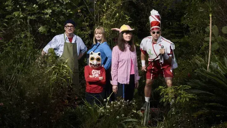 Des membres du groupe Green Line Marching Band.