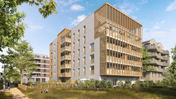 Image de synthèse de la future résidence Naturéo, à Doulon-Gohards.