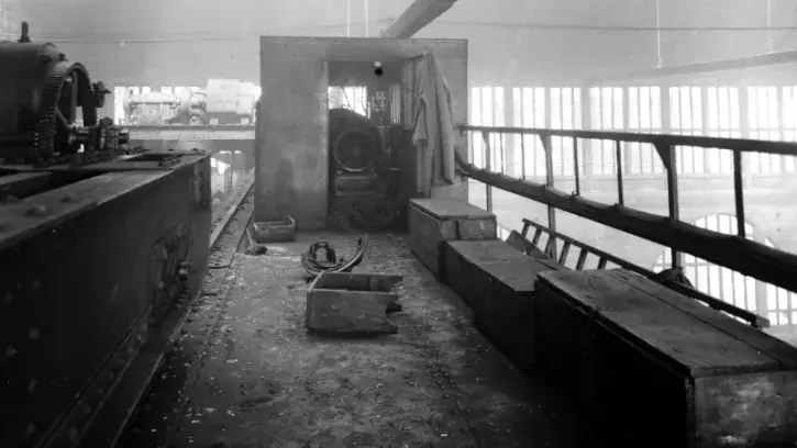 Un sabotage contre le pont roulant des Batignolles pendant la Second Guerre mondiale (Coll. Marc Grangiens)