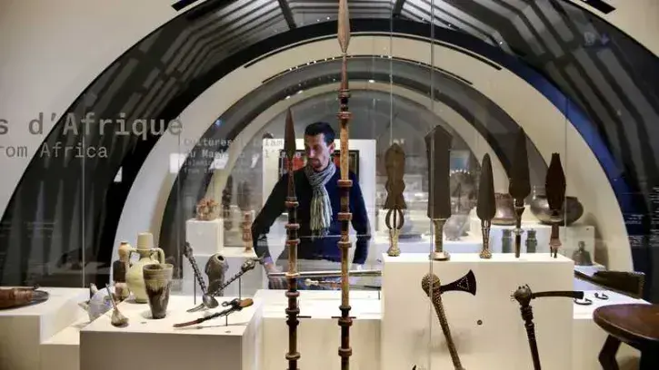Le dernier niveau du Palais Dobrée sert d'écrin aux collections extra-européennes, jusqu'ici restées dans les réserves. Ici les arts africains © Romain Boulanger