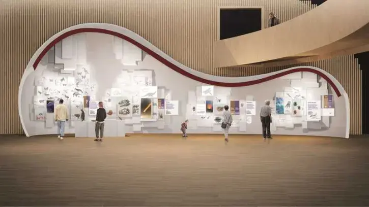 Le parcours muséographique alternera temps contemplatif ou plus actif, pour garantir au plus grand nombre la compréhension © Moatti & Rivière.
