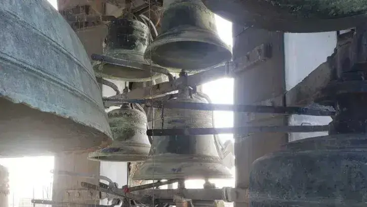 Huit clochers nantais ont bénéficié d’une remise en état en vue de pouvoir jouer "À flot d’airain" de Dominique Blain, l’œuvre sonore du Voyage en hiver © DR - Le Voyage à Nantes.