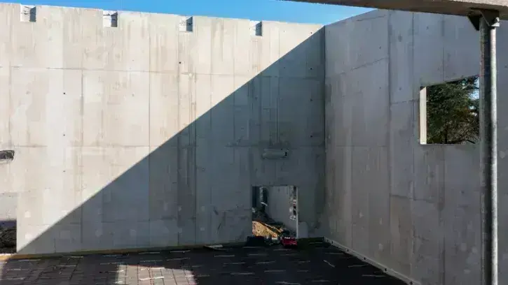 Le futur studio de danse © Paul Pascal - Département de Loire-Atlantique.