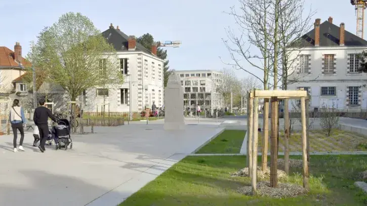 La caserne Mellinet fête sa nouvelle place de quartier samedi 21 septembre 2024, de 9 h à 17 h. © Rodolphe Delaroque