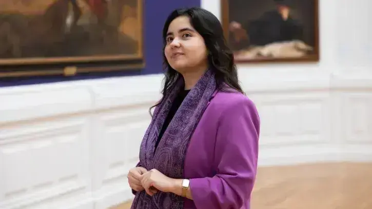 Texte alternatif de l'imageNecla Cubuk fait partie de la vingtaine de jeunes qui ont participé au projet de renouvellement du Musée d'art © Garance Wester.