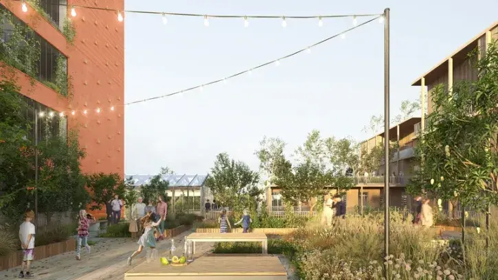Pour favoriser la biodiversité, outre un jardin intérieur et des terrasses végétalisées, sa façade intégrera des nichoirs pour oiseaux et insectes.  © Hérault Arnod / Pöm