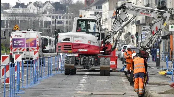 Des travaux sont prévus cet été sur le quai de la Fosse et à Rezé sur le boulevard du Maréchal-de-Lattre-de-Tassigny © Rodolphe Delaroque.