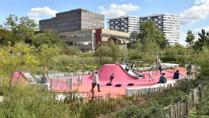 Le Jardin des cinq-sens, sur l'île de Nantes. © Ville de Nantes