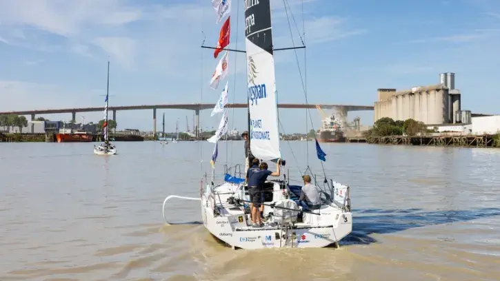 Le départ de la Solitaire du Figaro, en 2022 : une illustration de la place qu'occupe le nautisme dans la métropole nantaise ©  Jean-Félix Fayolle.
