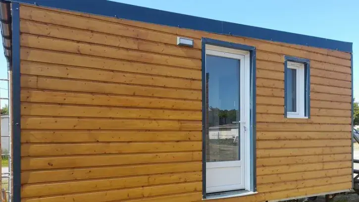L'association Trajet dispose de 9 tiny houses dans la métropole. Crédit : Trajet.