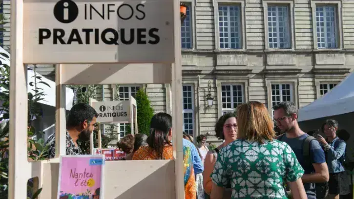 En juin, un temps fort est organisé par la Ville de Nantes pour l'accueil des nouveaux Nantais © Thierry Mézerette pour Nantes Métropole.