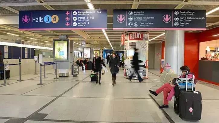 L'aéroport de Nantes-Atlantique. En 2019, l'infrastructure vieillissante et saturée avait accueilli plus de 7,2 millions de passagers.