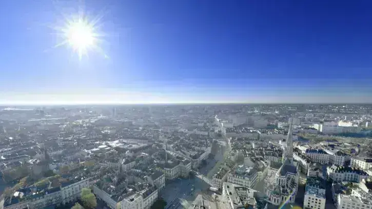 Le 18 juillet 2022, il a fait 42°C à Nantes, un record de température. Malheureusement, cela va se reproduire régulièrement, les vagues de chaleur vont devenir la norme de nos étés. © Rodolphe Delaroque