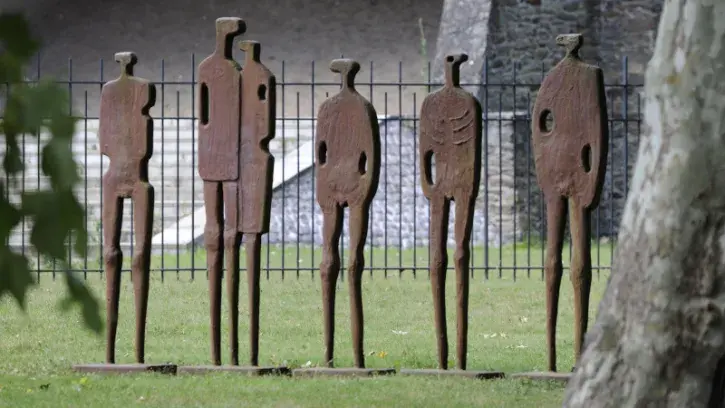 Le Champ de tir du Bêle, à deux pas de la Beaujoire et de Carquefou, où furent fusillés les résistants communistes (Crédit Ville de Nantes).