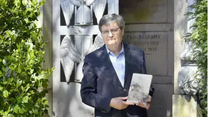 Charles Nicol vient de livrer un ouvrage de référence sur l'histoire des Protestants à Nantes © Rodolphe Delaroque - Nantes Métropole