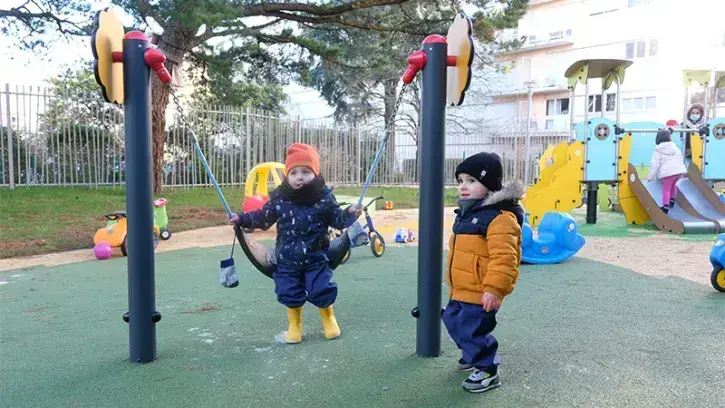 La nouvelle crèche intercommunale peut accueillir 46 enfants. © Ville de Saint-Herblain