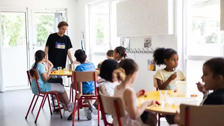 Les enfants ont été sensibilisés au gaspillage alimentaire et les animateurs périscolaires sont attentifs à leur rappeler les consignes.