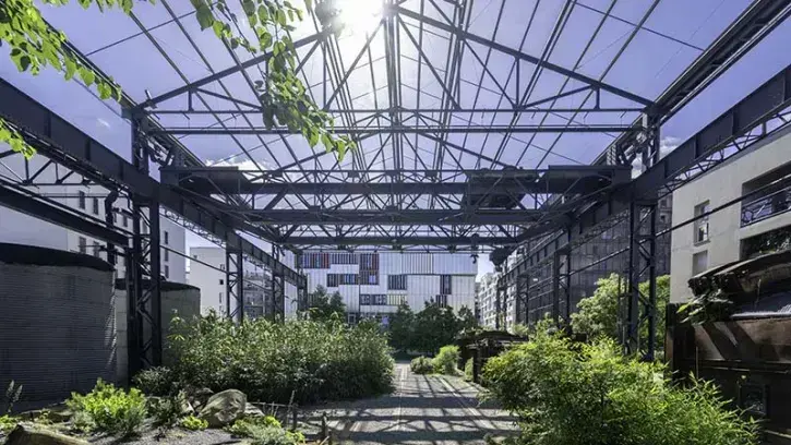 Sur l'Ȋle de Nantes, le Jardin des Fonderies est l'un des 10 sites de la saison 3 des lieux à réinventer © Valéry Joncheray. 