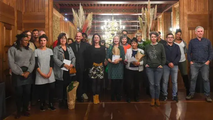 Le palmarès 2023 du concours des jardins collectifs nantais a été dévoilé jeudi 23 novembre, en présence de Johanna Rolland, maire de Nantes, Delphine Bonamy, adjointe déléguée à la nature en ville, et Elhadi Azzi, conseiller municipal en charge du dévelo