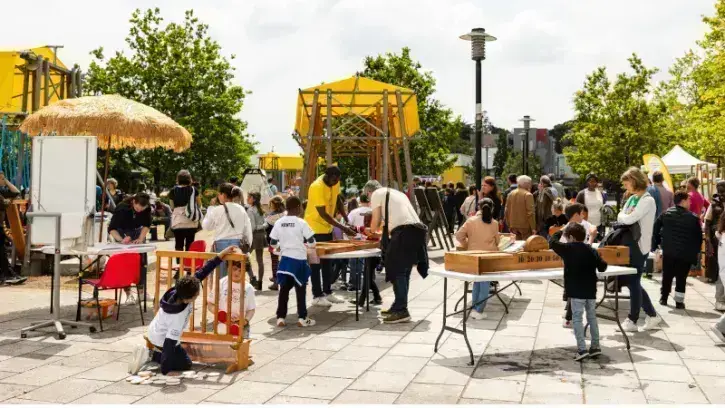 Le Breil fête ses transformations urbaines. © Jean-Félix Fayolle pour Nantes Métropole