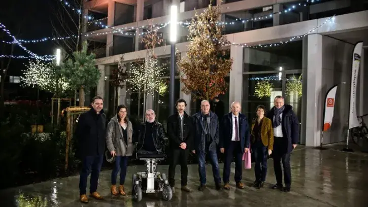 Le programme a été inauguré mardi 19 décembre 2023, en présence de Pascal Pras, vice-président de Nantes Métropole en charge de l'habitat, Michel Ménard, président du Département et d'Atlantique Accession Solidaire, l'organisme de foncier solidaire propri