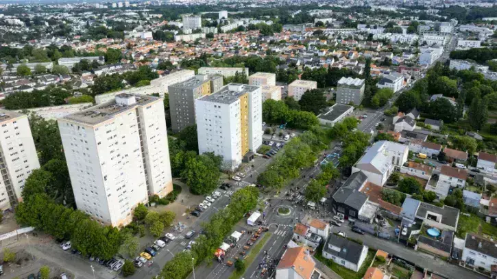 Le secteur Chêne-des-Anglais, à Nantes Nord, va connaître d'importantes transformations urbaines © JF Fayolle pour Nantes Métropole