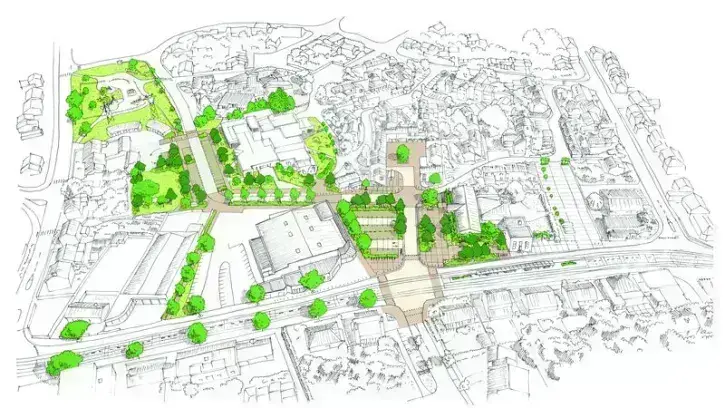 De novembre 2022 à mai 2023, plusieurs temps d'échanges avec les commerçants et les habitants ont permis d'esquisser la transformation de cette place située au cœur du quartier Bouguenais les Couëts.