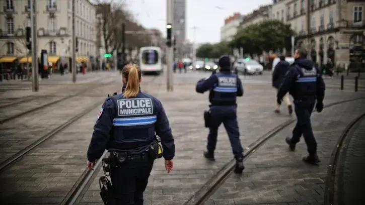Une patrouille de la police municipale à Commerce. © Romain Boulanger
