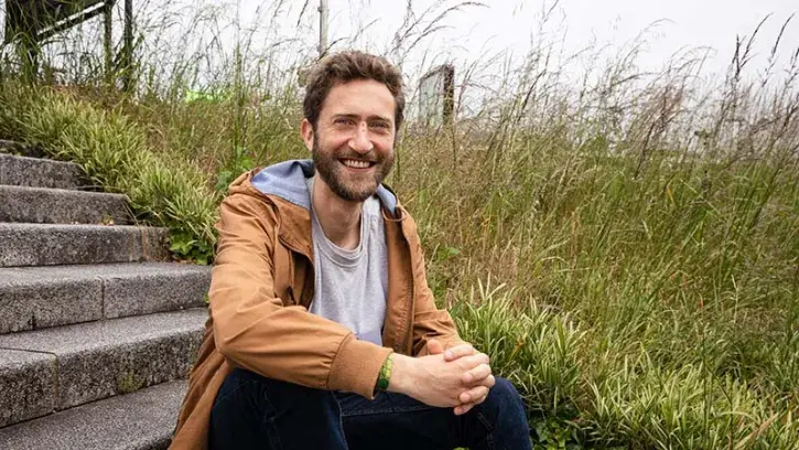 Benjamin Heinrich, membre d'Alternatiba. © Céline Jacq pour Nantes Métropole