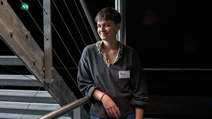 Lola Dumesnil, cheffe de projets bas carbone et résilience au sein de l'association Novabuild. © Céline Jacq pour Nantes Métropole