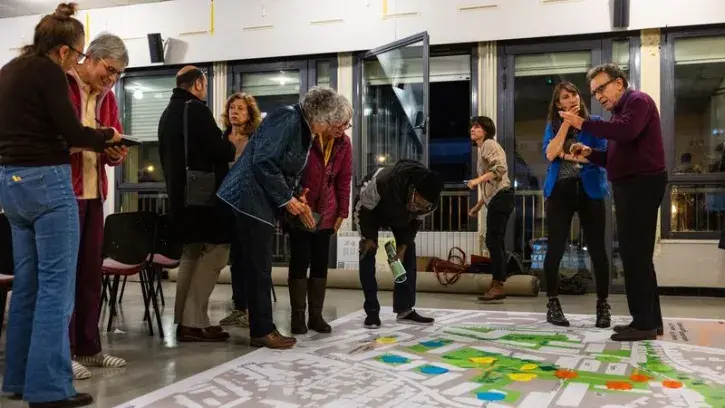 Les habitants sont venus découvrir les avancées du projet urbain le mercredi 26 octobre 2022. © Jean-Félix Fayolle