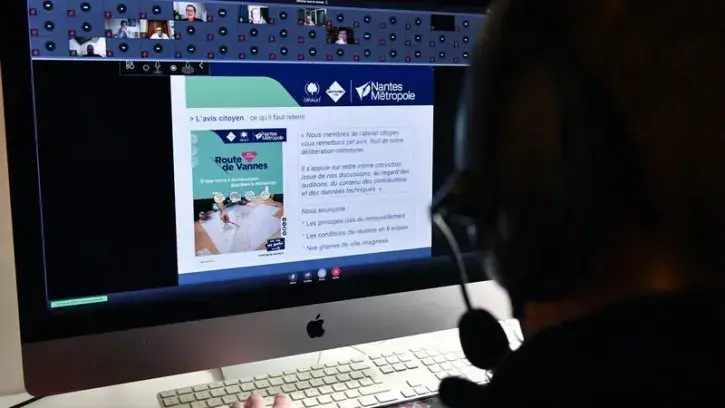 Les membres de l'atelier citoyen ont rendu leur avis aux élus, vendredi 28 janvier en visioconférence. © Rodolphe Delaroque