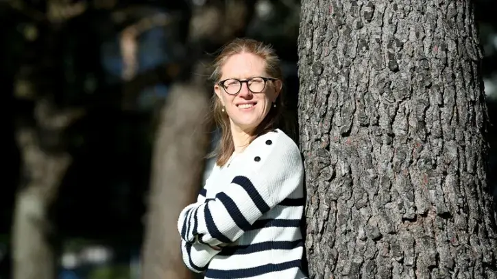 Sara Perraud, diététicienne pour l'association du Pain sur la planche. © Marc Roger pour la Ville de Nantes