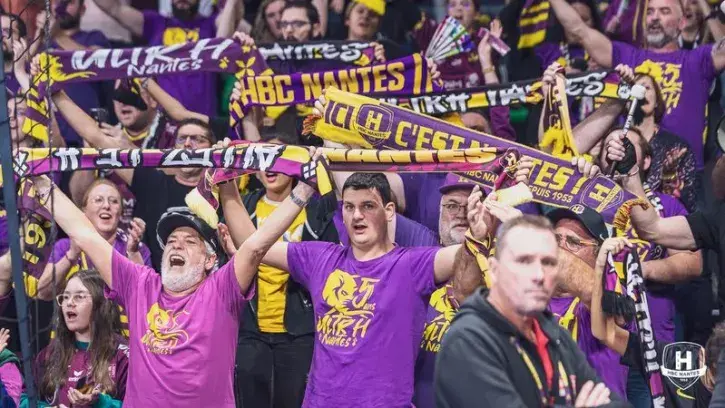 10 017 spectateurs étaient réunis contre les Allemands de Rhein-Neckar Lowën. © HBCN