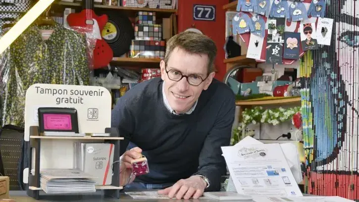 Matthieu Polet, créateur de Sutanpu. © Rodolphe Delaroque pour Nantes Métropole