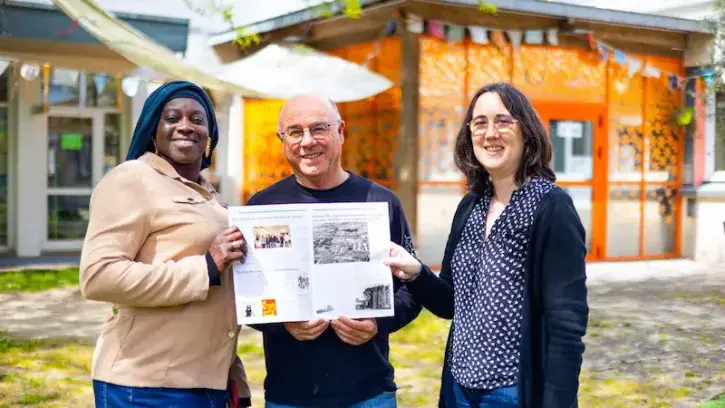 Celles et ceux qui rédigent les articles de Terres de Breil ont entre 16 et 76 ans, une richesse pour le projet. © Garance Wester pour Nantes Métropole